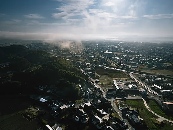 平田の景色 愛宕山・舟川