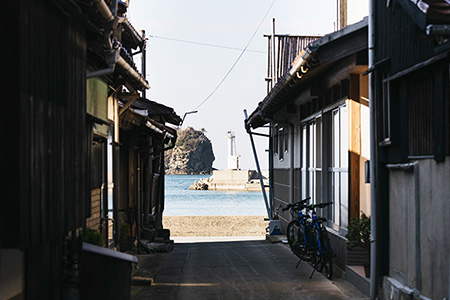 鷺浦の町並み