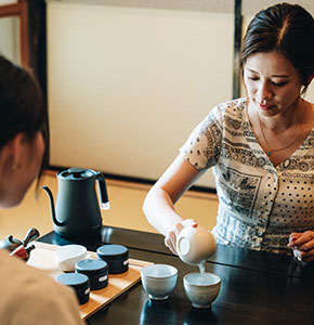 お部屋で楽しむシングルオリジンの八女茶3種飲み比べ