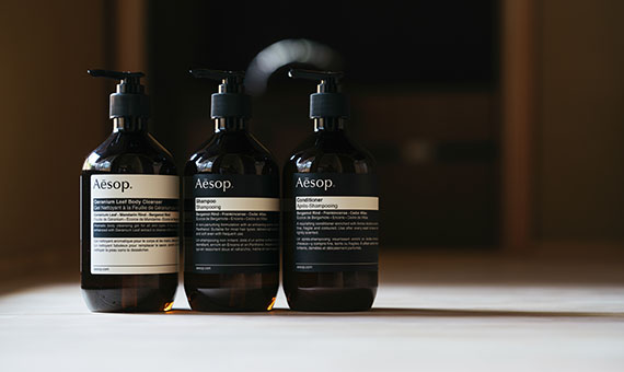 アロマの香りに包まれるお風呂時間「Aesop」